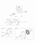 Governor Spring Controls Diagram and Parts List for 305440-1409-E1  Briggs and Stratton Engine